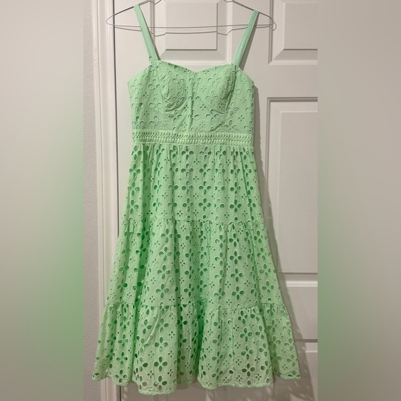Lilly Pulitzer Dresses & Skirts - Lilly Pulitzer Mint Eyelet Tiered Sundress NWT size 8